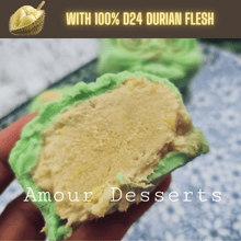 Load image into Gallery viewer, D24 Durian Snow Skin Mooncake (Regular-size)