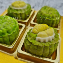 Load image into Gallery viewer, MINI 3D Durian Snow Skin Mooncakes Set (4 pcs)