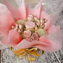 Load image into Gallery viewer, "Happy Birthday" Flower Cupcake Bouquet