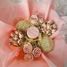 Load image into Gallery viewer, "Happy Birthday" Flower Cupcake Bouquet
