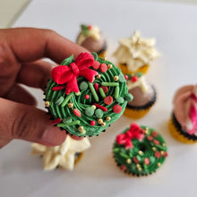 Load image into Gallery viewer, Joyous Christmas Cupcakes (Mini)