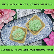 Load image into Gallery viewer, Musang King Durian Snow Skin Mooncake (Regular-size)