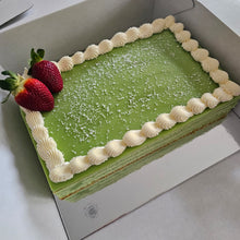 Load image into Gallery viewer, Pandan Layer Birthday Cake