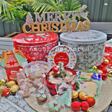 Load image into Gallery viewer, Christmas Jumbo Tin Gift Box
