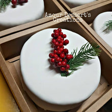 Load image into Gallery viewer, Christmas Fruit Cake with Fondant
