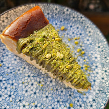 Load image into Gallery viewer, San Sebastian Cheesecake Slice (Pistachio)