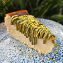 Load image into Gallery viewer, San Sebastian Cheesecake Slice (Pistachio)