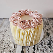Load image into Gallery viewer, Pink Simple Swirl Cake