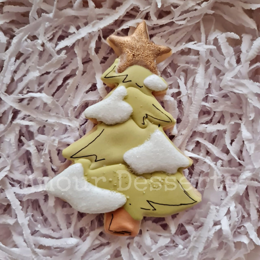 Reindeer Family Royal Icing Christmas Cookies (Large Cookies)