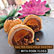 Load image into Gallery viewer, Salted Egg Yolk Pastry Mooncake with Pork Floss