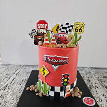 Load image into Gallery viewer, Pixar Cars Themed Children&#39;s Birthday Cake
