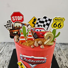 Load image into Gallery viewer, Pixar Cars Themed Children&#39;s Birthday Cake
