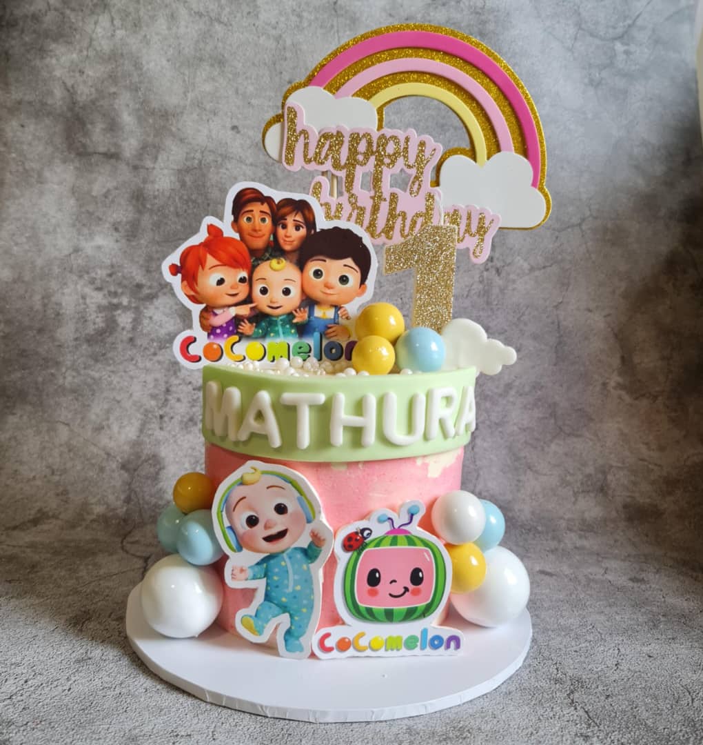 Cocomelon Themed Children's Birthday Cake