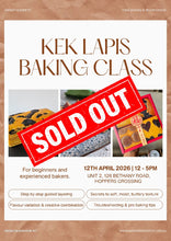 Load image into Gallery viewer, Kek Lapis Baking Workshop (12 Apr 2026)
