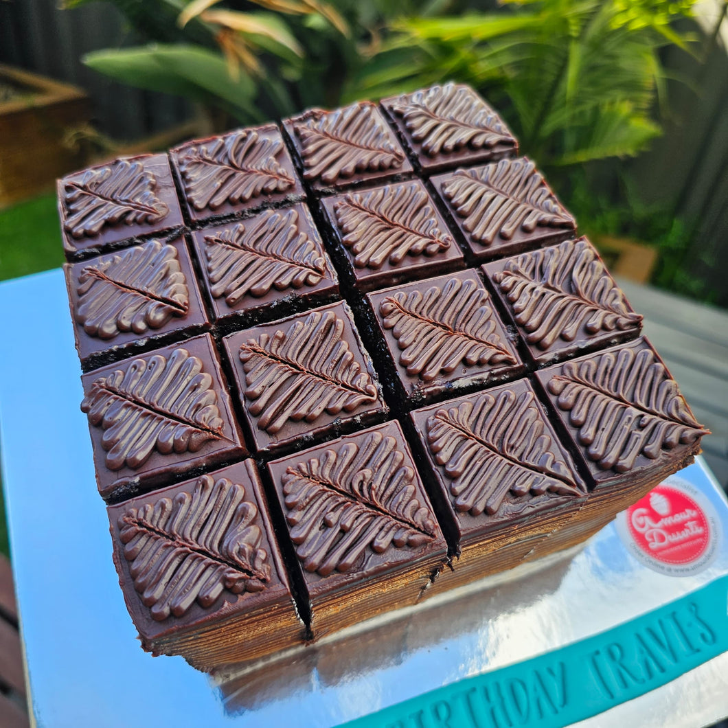 Moist Chocolate Cake with Rich Chocolate Ganache