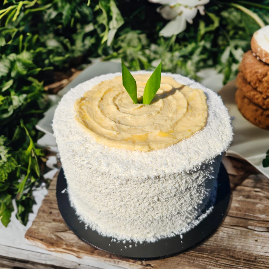 Pandan Gula Melaka Durian Cake