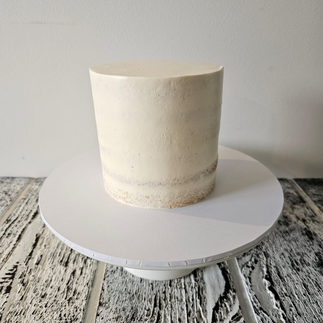 DIY Blank Canvas Cake (Undecorated)