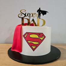 Load image into Gallery viewer, Superman Dad - Father&#39;s Day Cake
