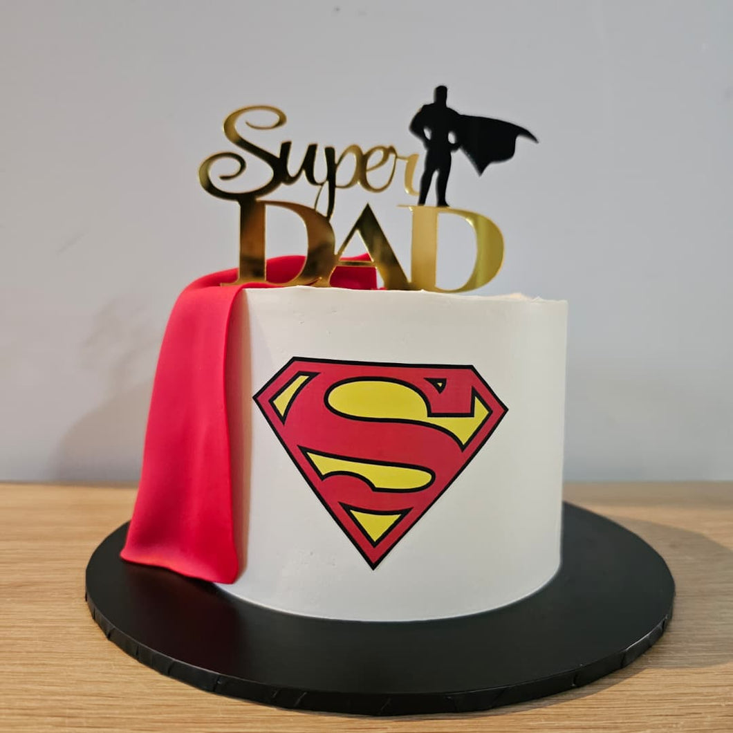Superman Dad - Father's Day Cake