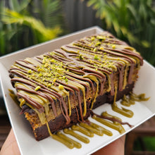 Load image into Gallery viewer, Pistachio Kunafa Brownies (2pcs)
