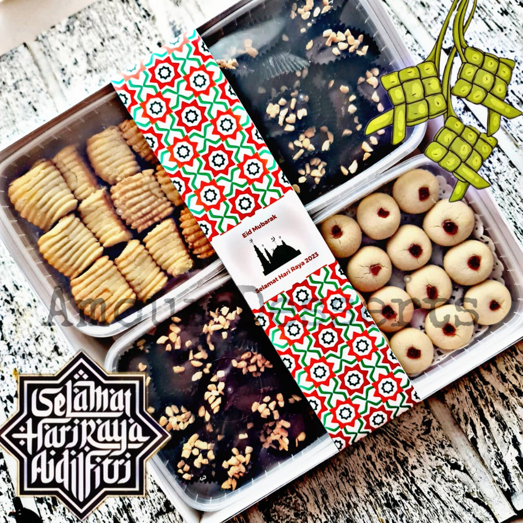 Hari Raya 2023: Assorted 4-Cookies Gift Box