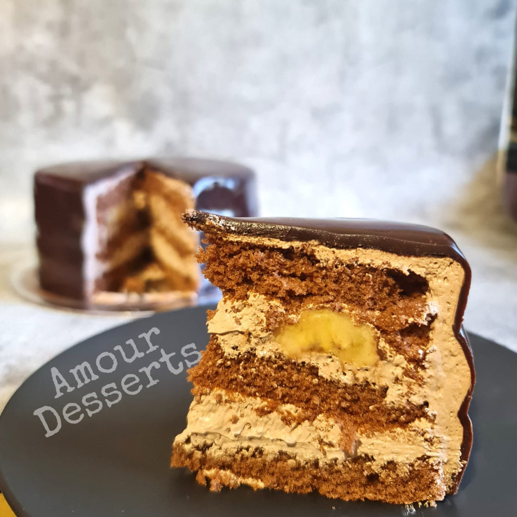 Banana Chocolate Indulgence Cake
