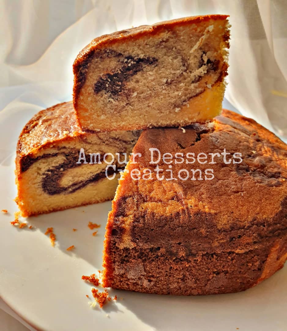 Traditional Marble Butter Cake