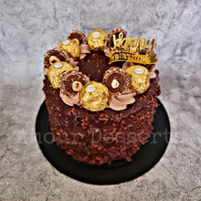 Load image into Gallery viewer, Nutty Rocher Birthday Cake
