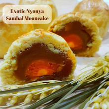 Load image into Gallery viewer, Exotic Nyonya Sambal Mooncake with Egg Yolk

