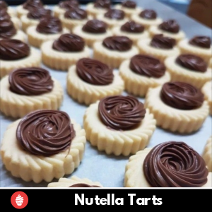 Nutella Tarts (19pcs) - EGGLESS