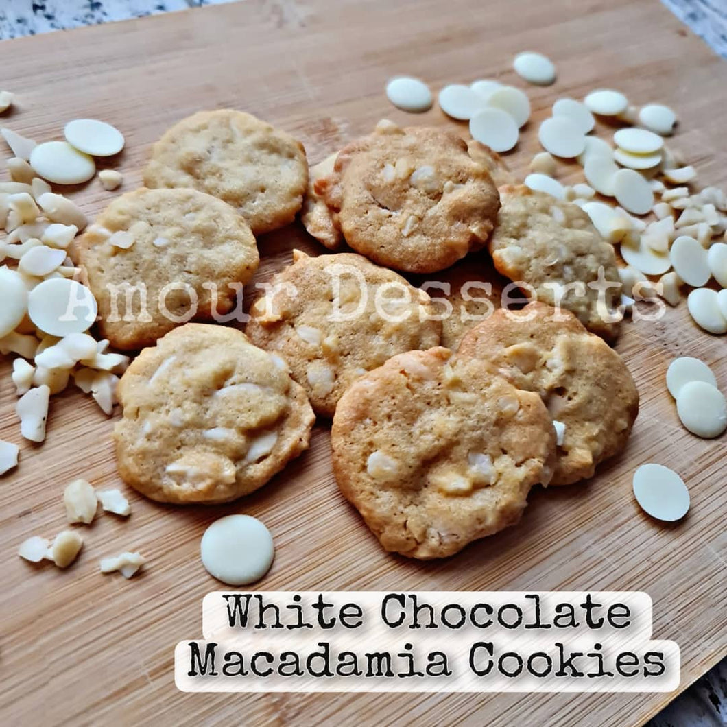 White Chocolate Macademia Cookies (30pcs)